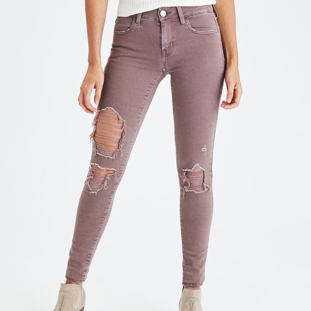 Pink Lavender Denim Jegging (Petite)